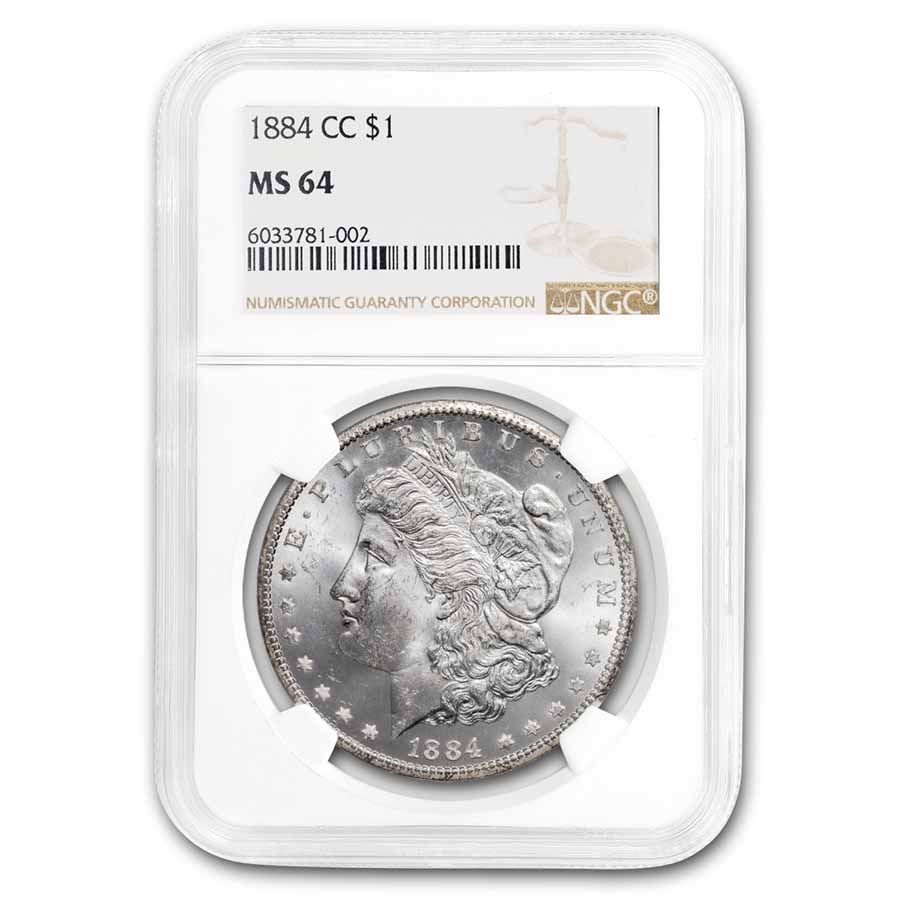 Buy MS-64 NGC 1884-CC Morgan Dollar