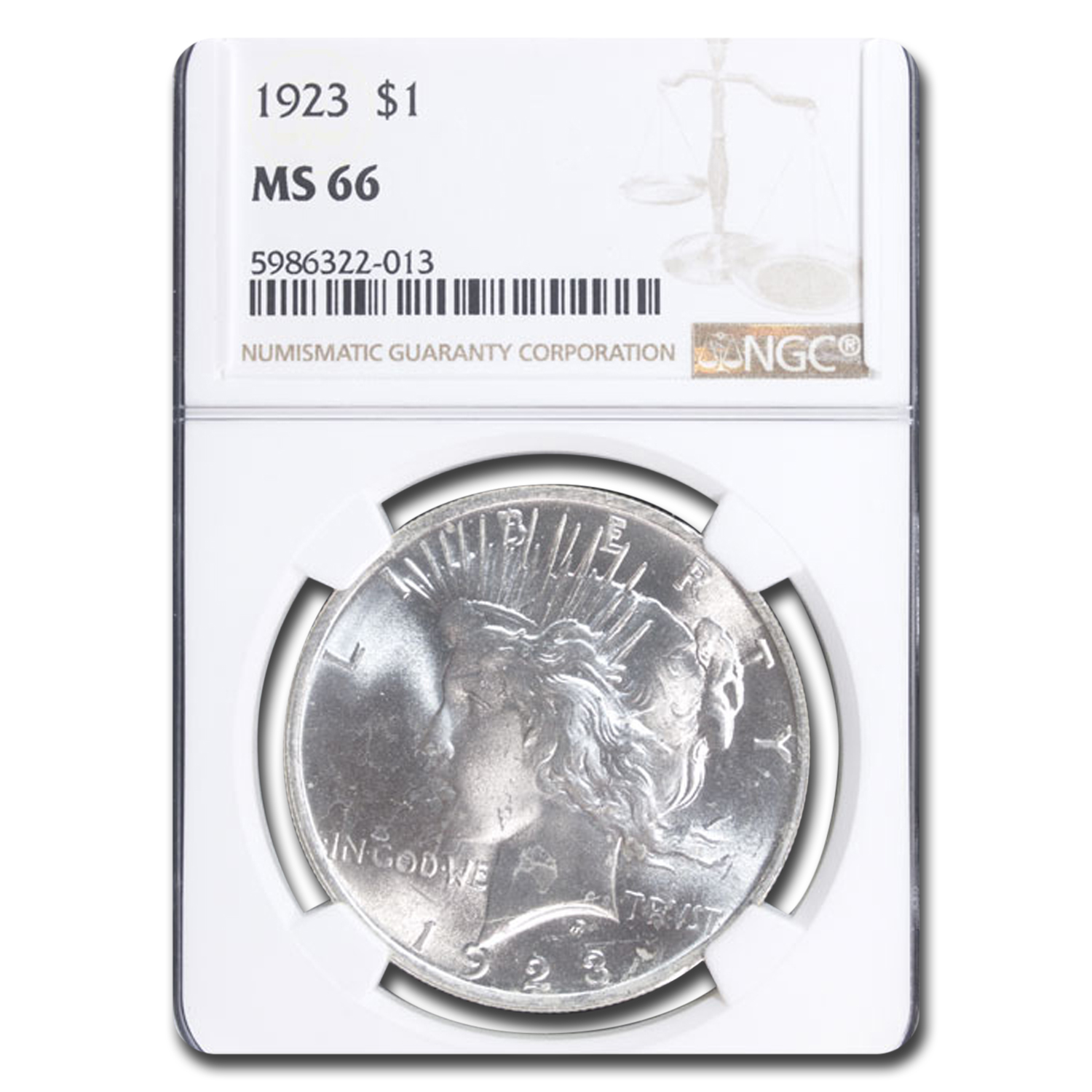Shop MS-66 NGC 1923 Peace Dollar