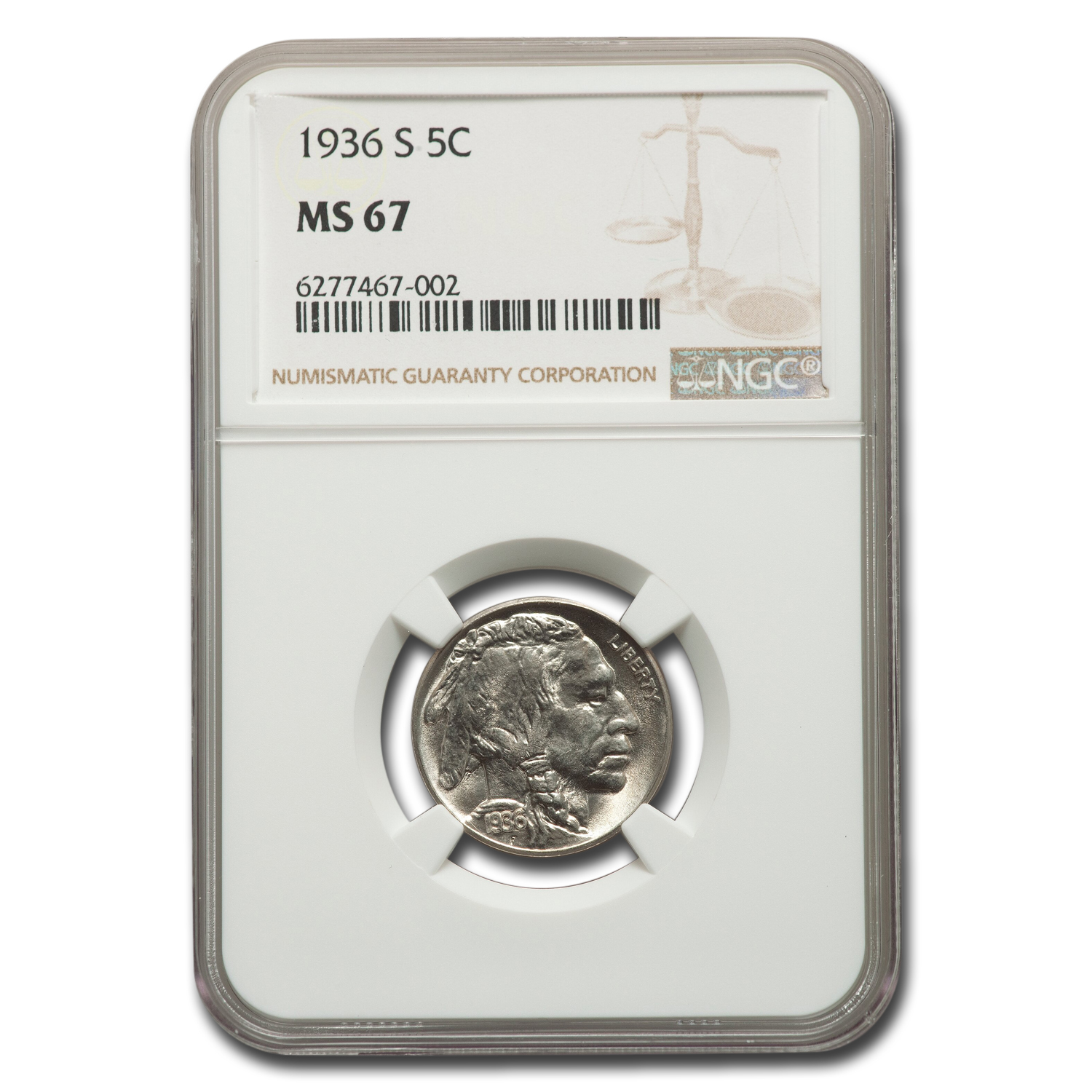 Buy 1936-S Buffalo Nickel MS-67 NGC