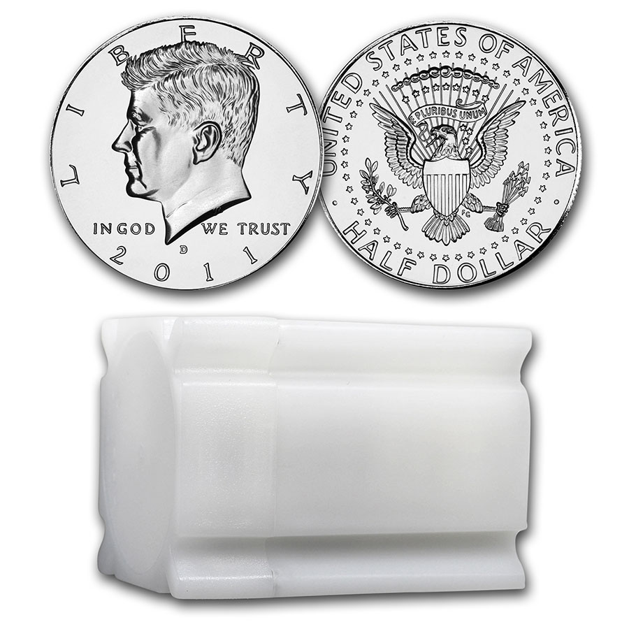Buy 2011-D Kennedy Half Dollar 20-Coin Roll BU