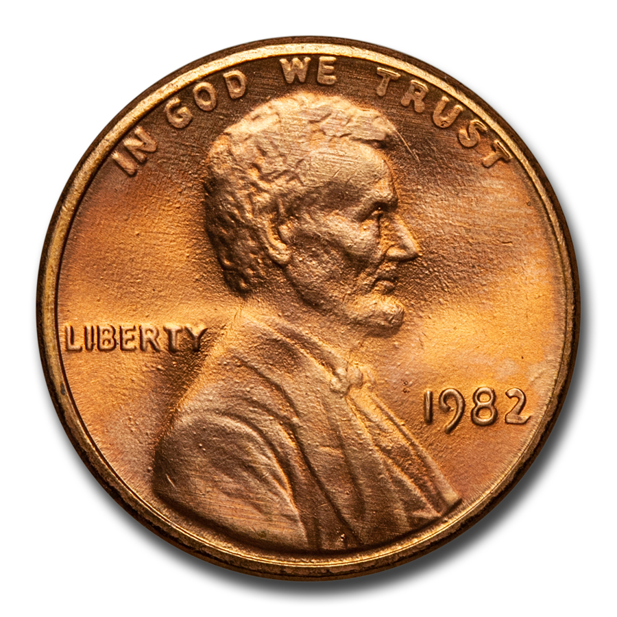 Buy 1982 Lincoln Cent BU (Zinc, Large Date)