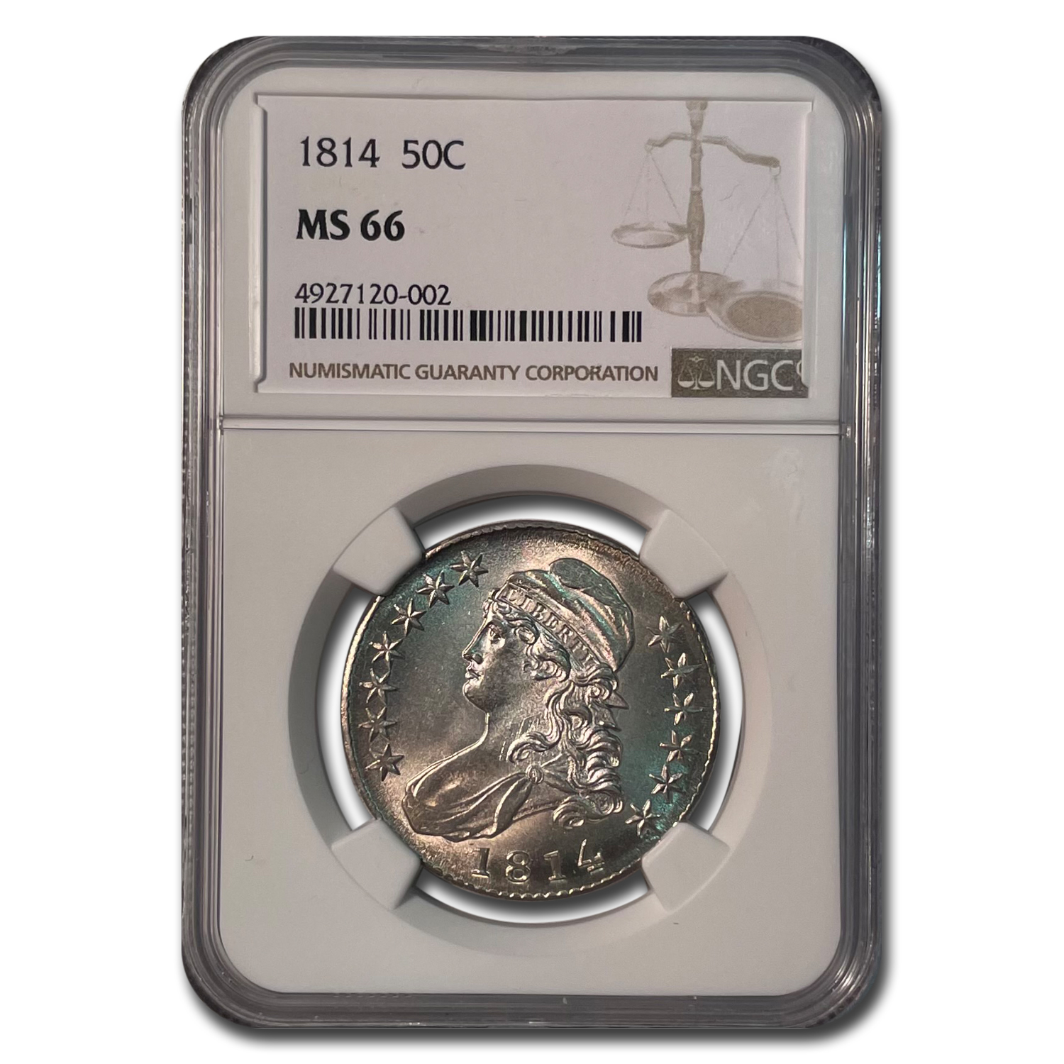 Buy 1814 Bust Half Dollar MS-66 NGC