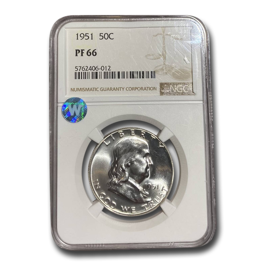 Buy 1951 Franklin Half Dollar PF-66 NGC