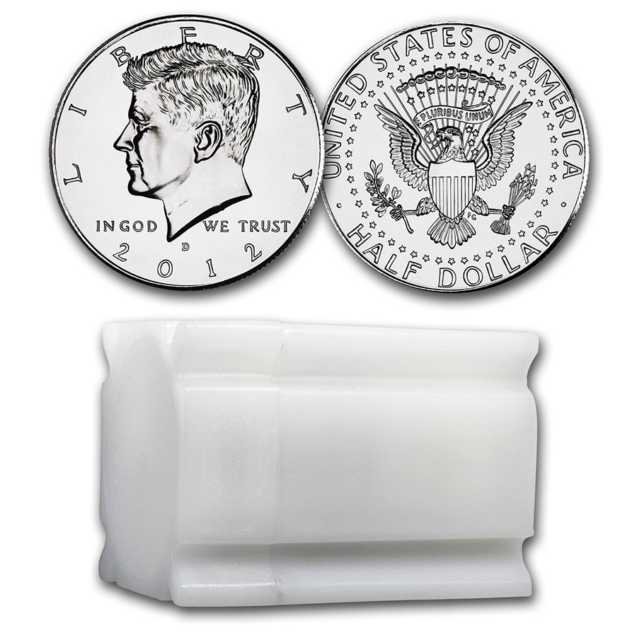 Buy 2012-D Kennedy Half Dollar 20-Coin Roll BU