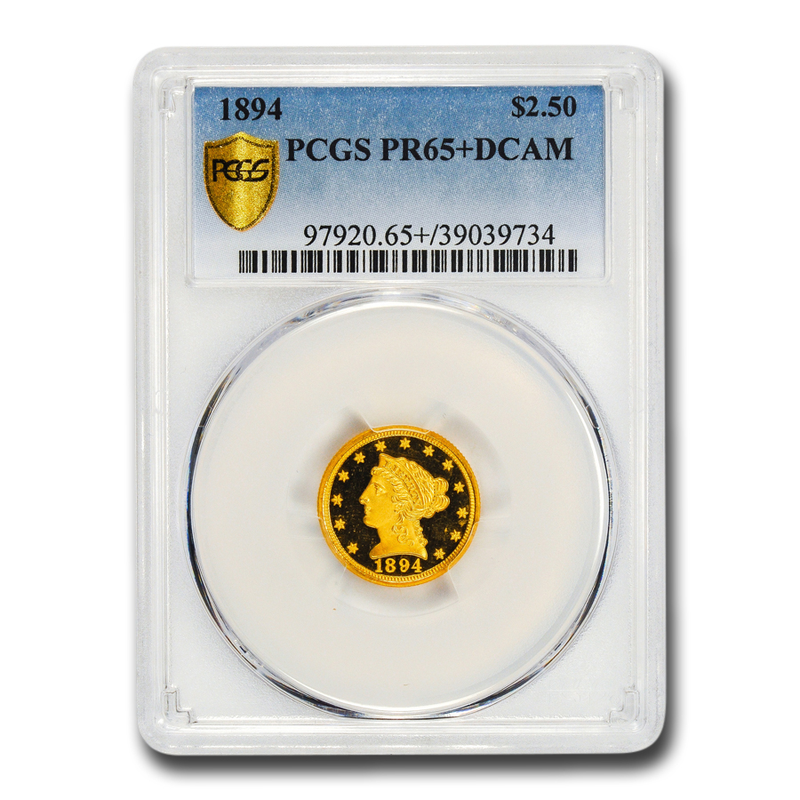 Buy 1894 $2.50 Liberty Gold Quarter Eagle PR-65+ DCAM+ PCGS