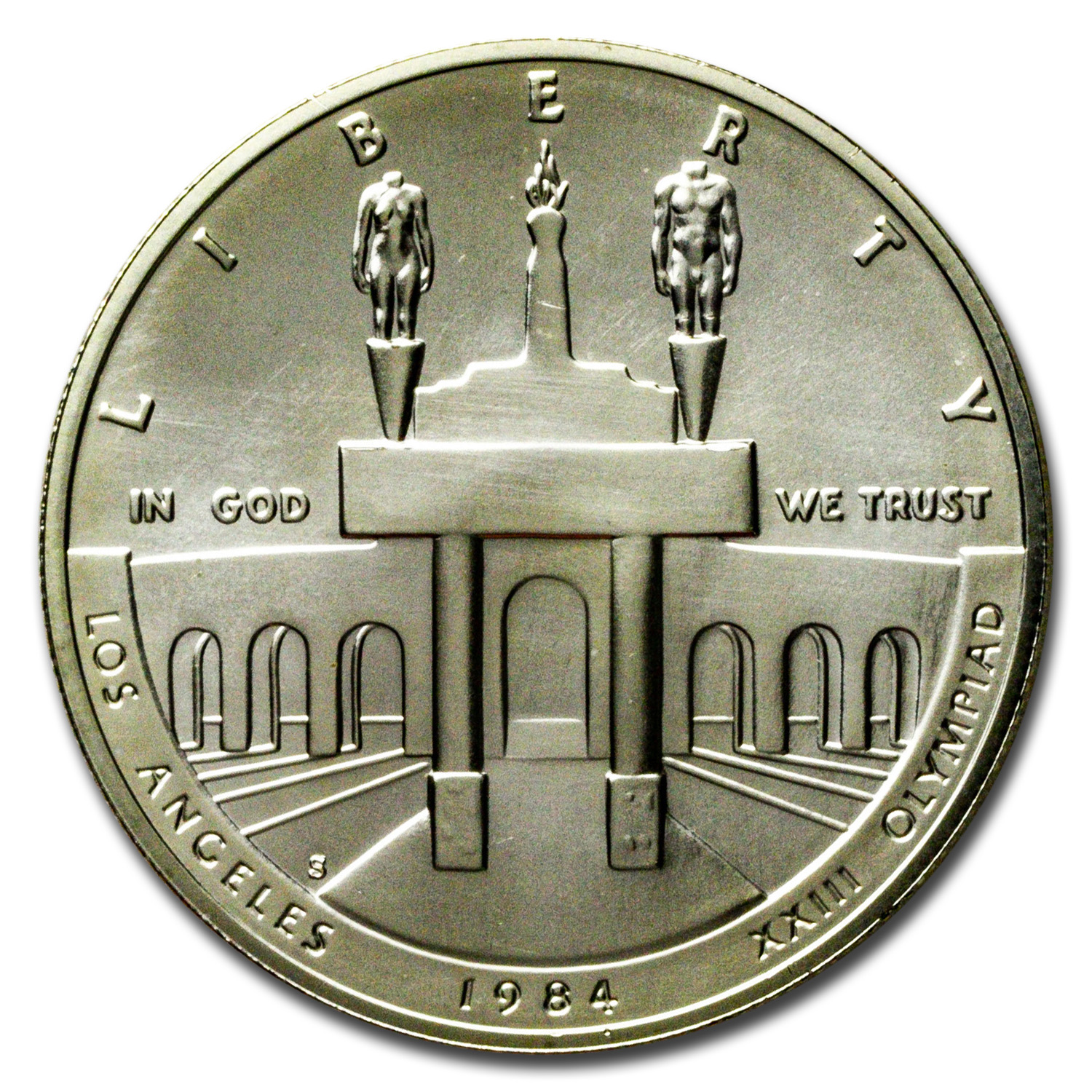 Buy 1984-S Olympic $1 Silver Commem BU (Capsule Only)