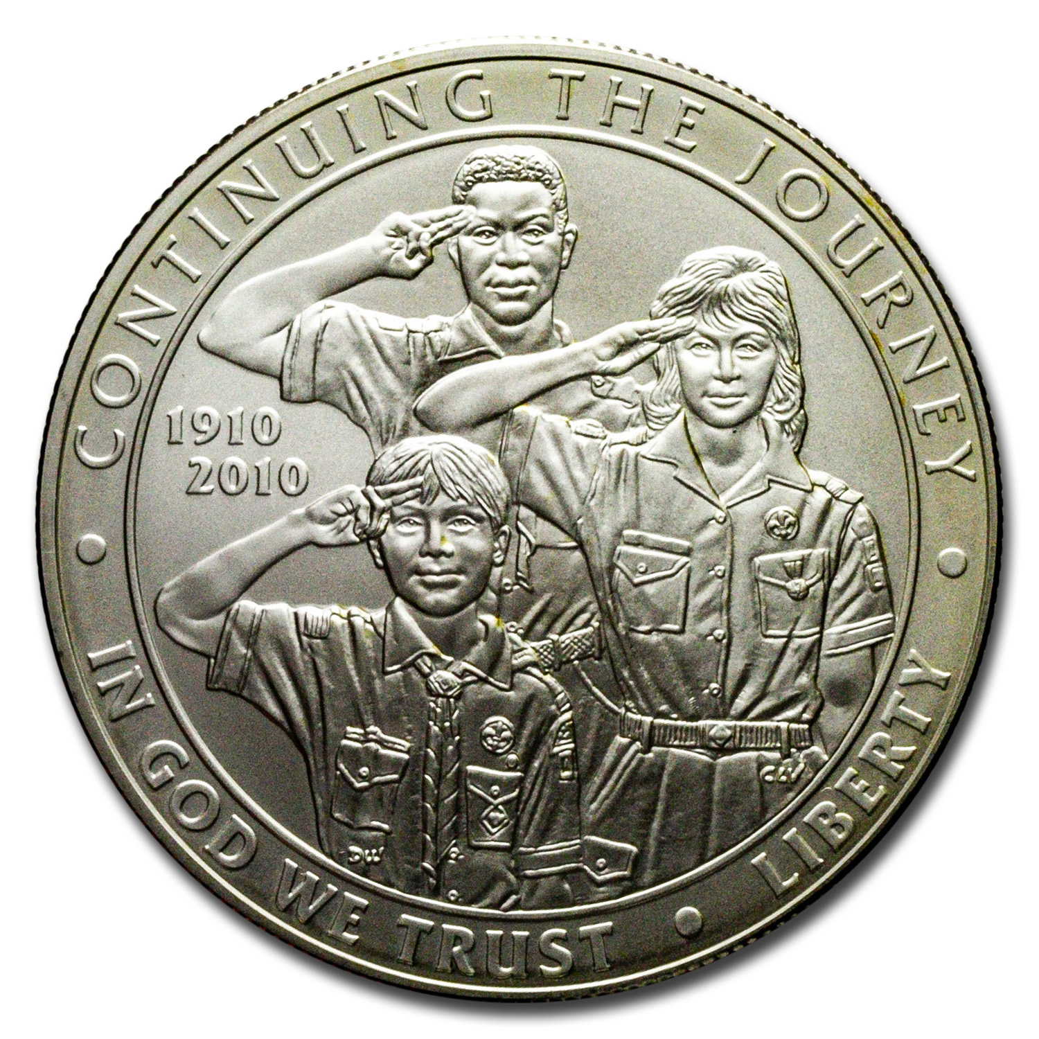 Buy 2010-P Boy Scouts Centennial $1 Silver Commem BU (Capsule Only)