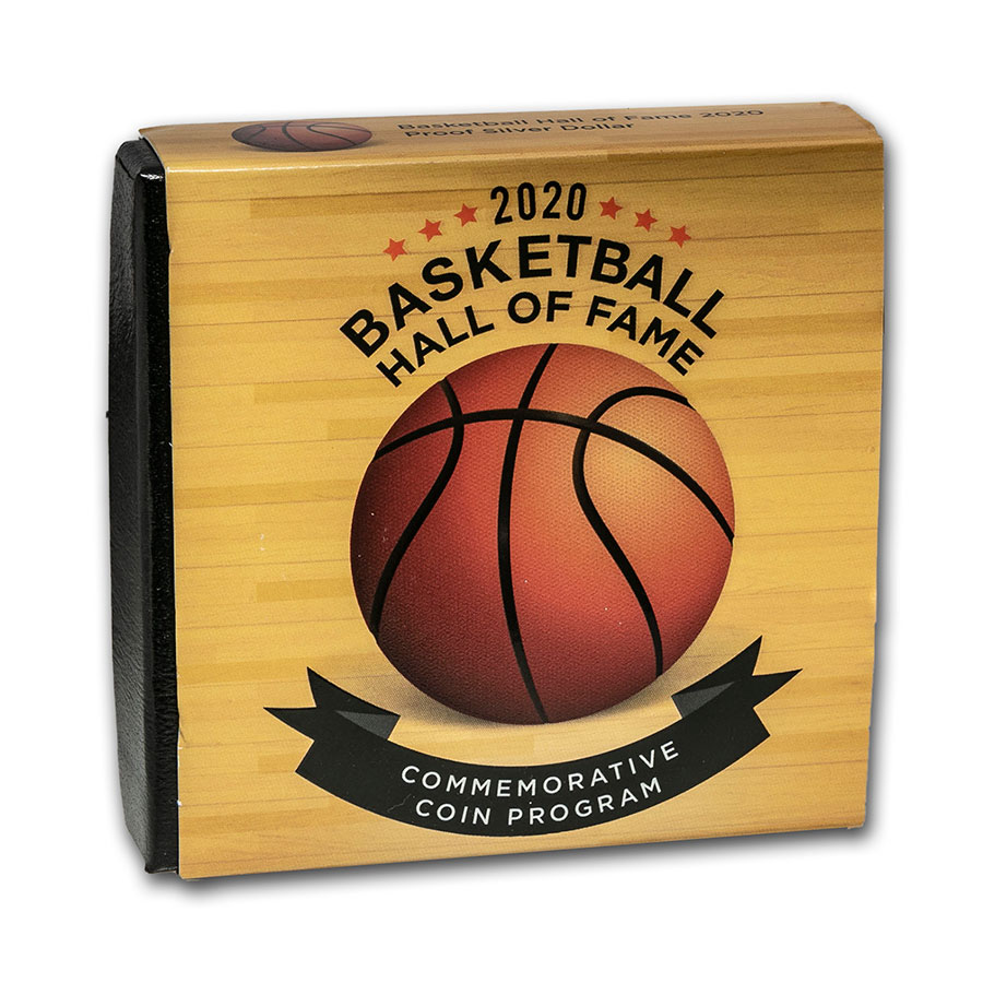 Buy OGP Box & COA - 2020 U.S. Mint Basketball HOF Silver Proof