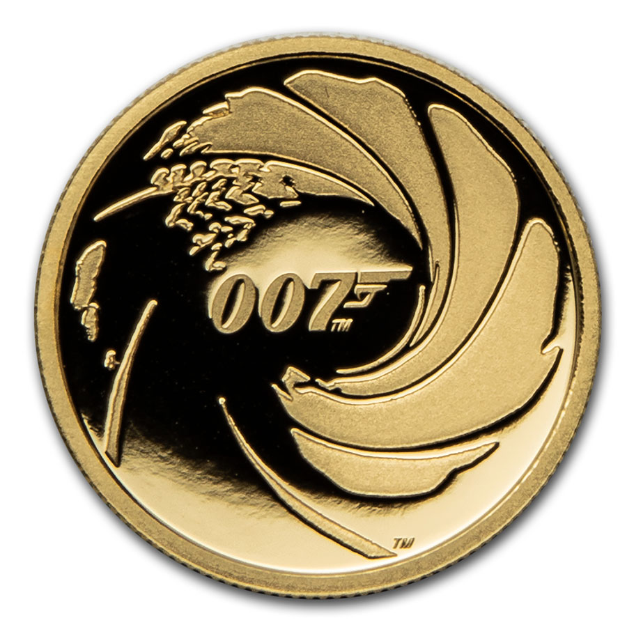 Buy 2020 Tuvalu 1/4 oz Gold 007 James Bond Proof - Click Image to Close