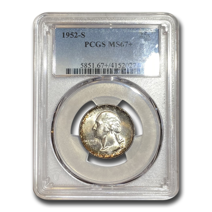 Buy MS-67+ PCGS 1952-S Washington Quarter Coin