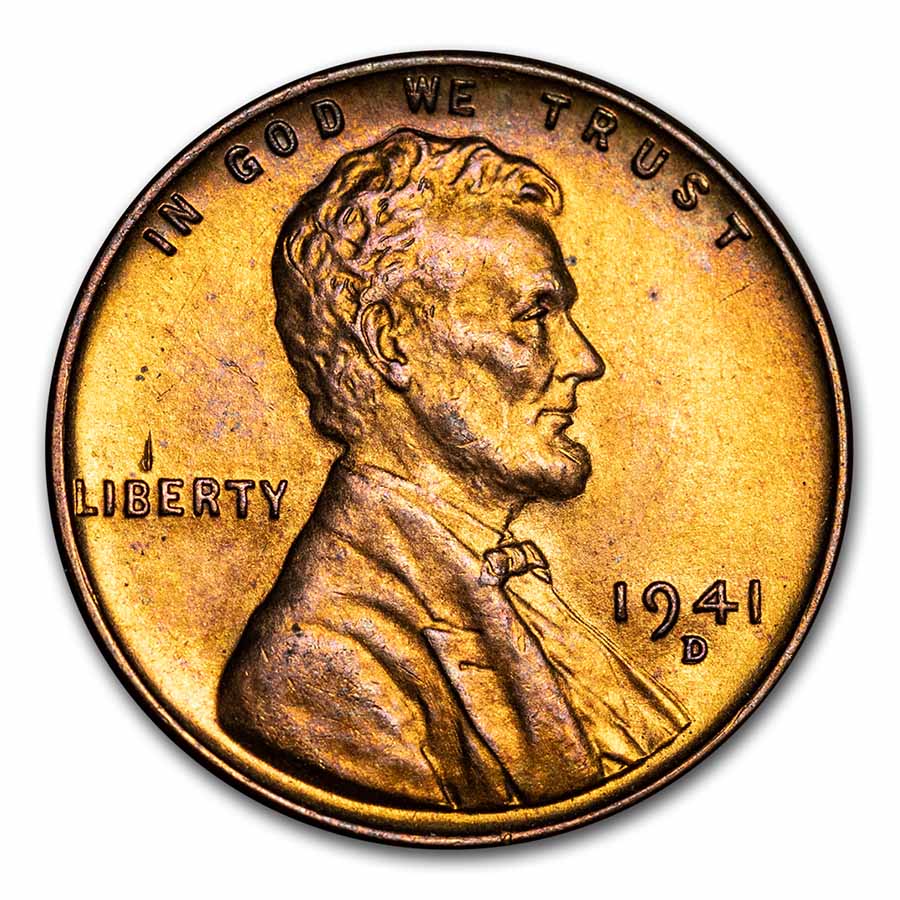 Buy 1941-D Lincoln Cent BU (Red/Brown)