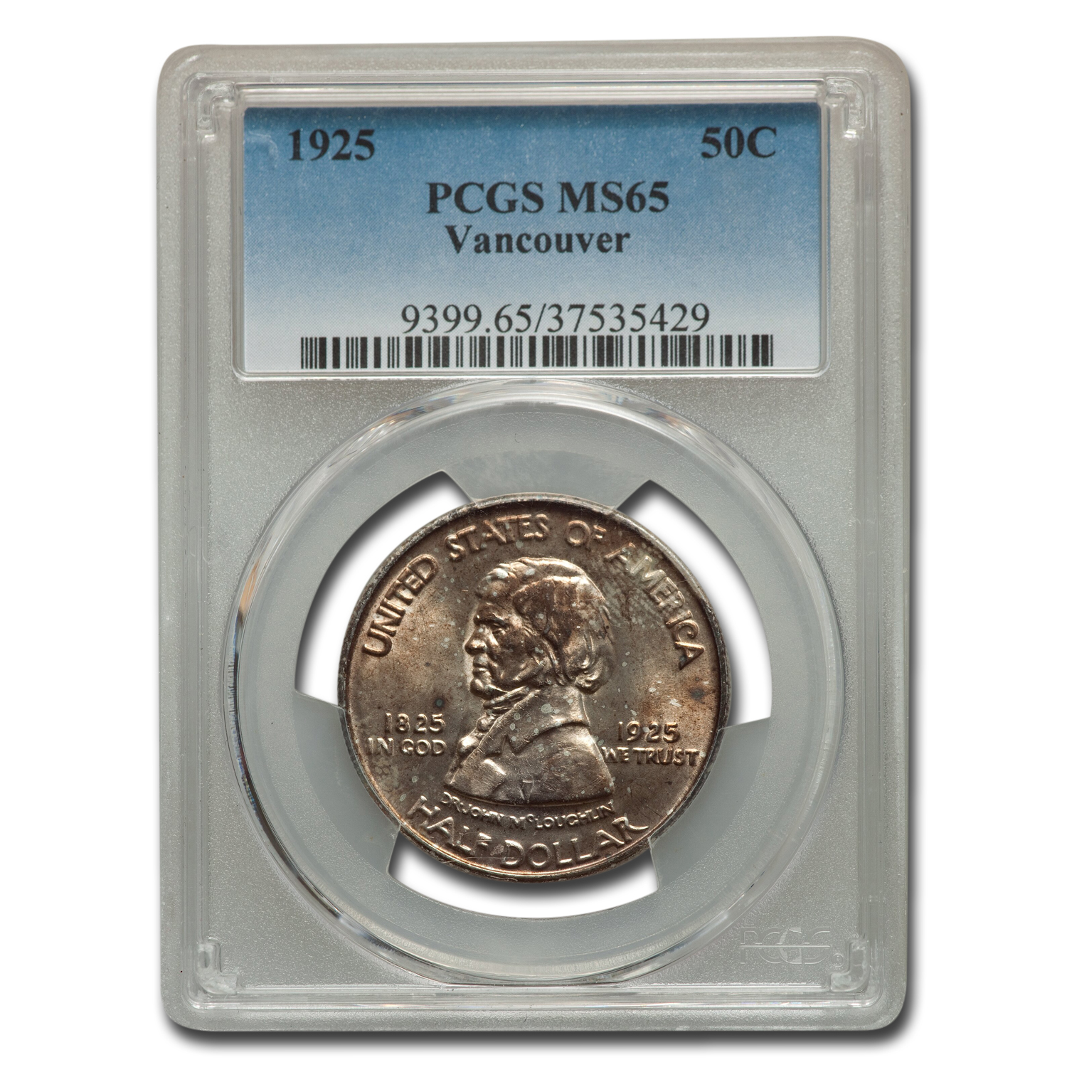 Buy 1925 Fort Vancouver Half Dollar Commemorative MS-65 PCGS