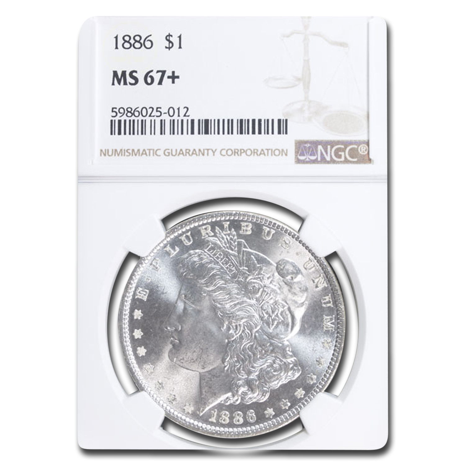 Buy 1886 Morgan Dollar MS-67+ NGC