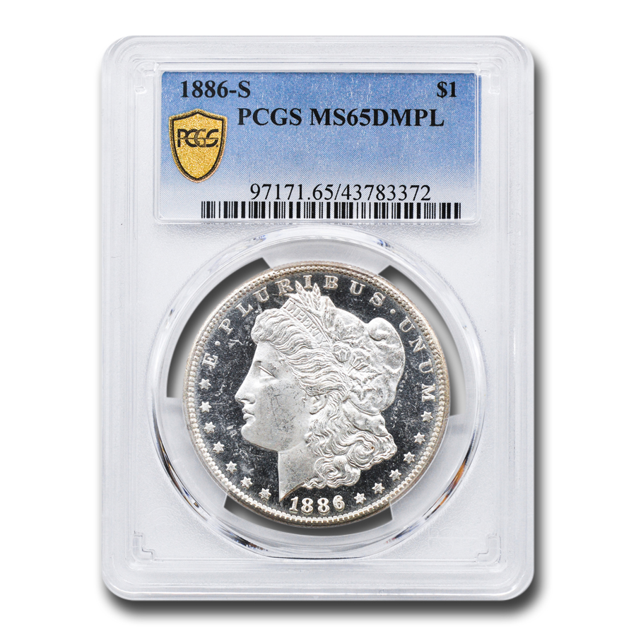 Buy 1886-S Morgan Dollar DMPL MS-65 PCGS