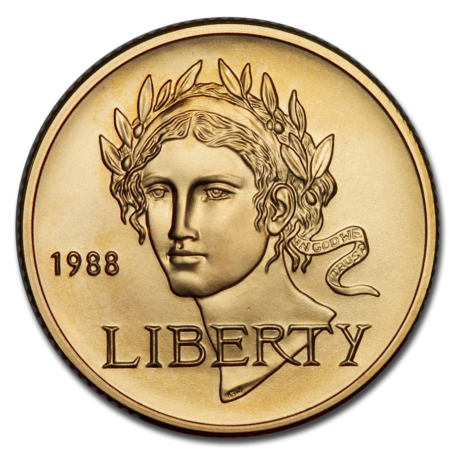 Buy 1988-W Gold $5 Commem Olympic BU (Capsule Only)