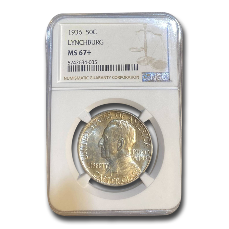 Buy 1936 Lynchburg Sesquicentennial Half Dollar MS-67+ NGC