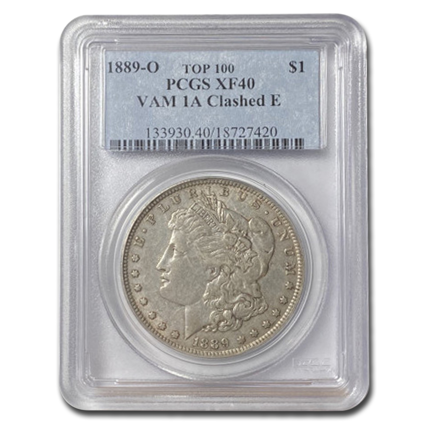 Buy 1889-O Morgan Dollar XF-40 PCGS (VAM 1A Clashed E)