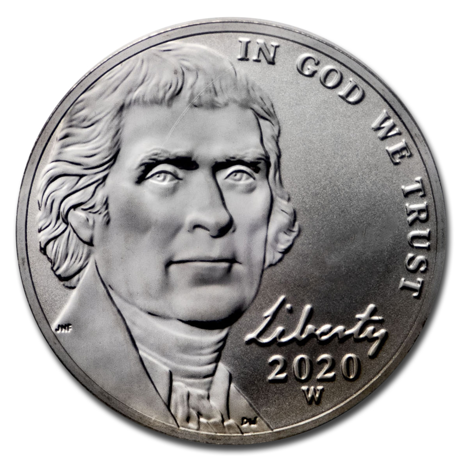 Buy 2020-W Jefferson Nickel Reverse Proof Special Edition