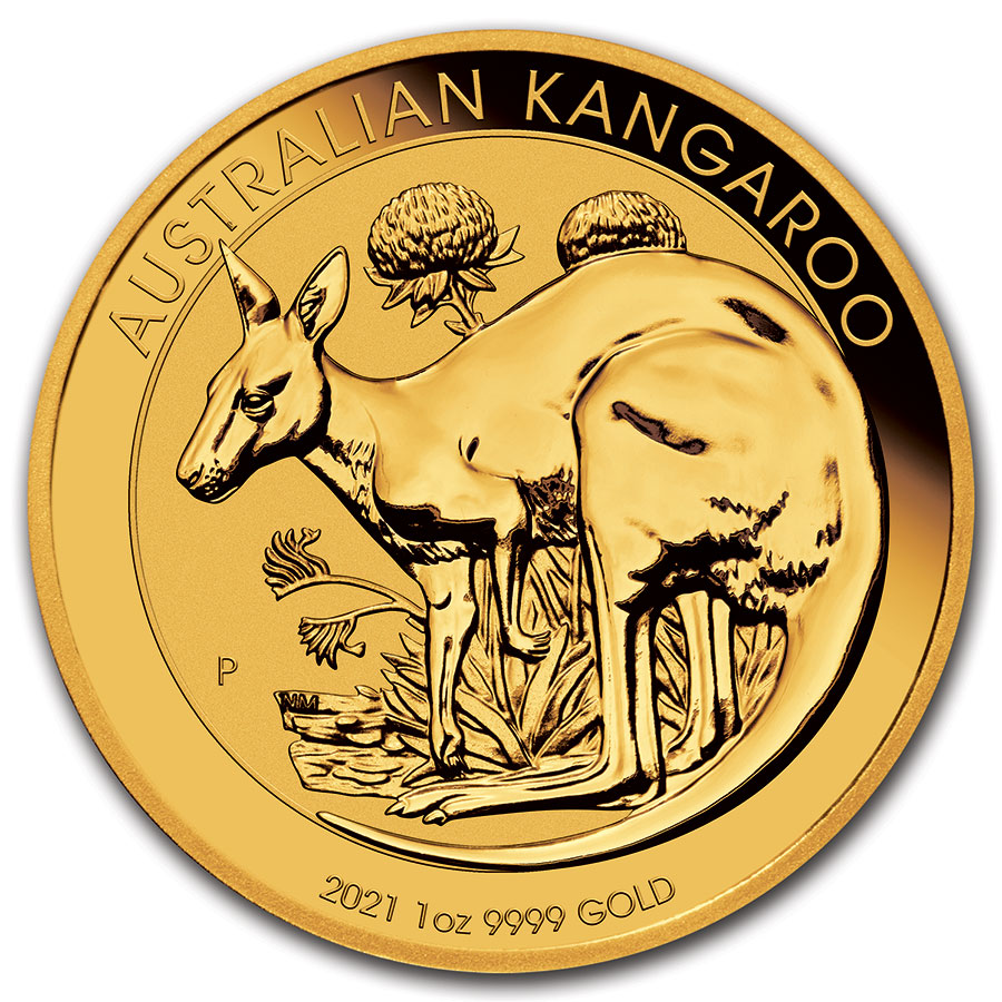 Buy 2021 Australia 1 oz Gold Kangaroo BU - Click Image to Close
