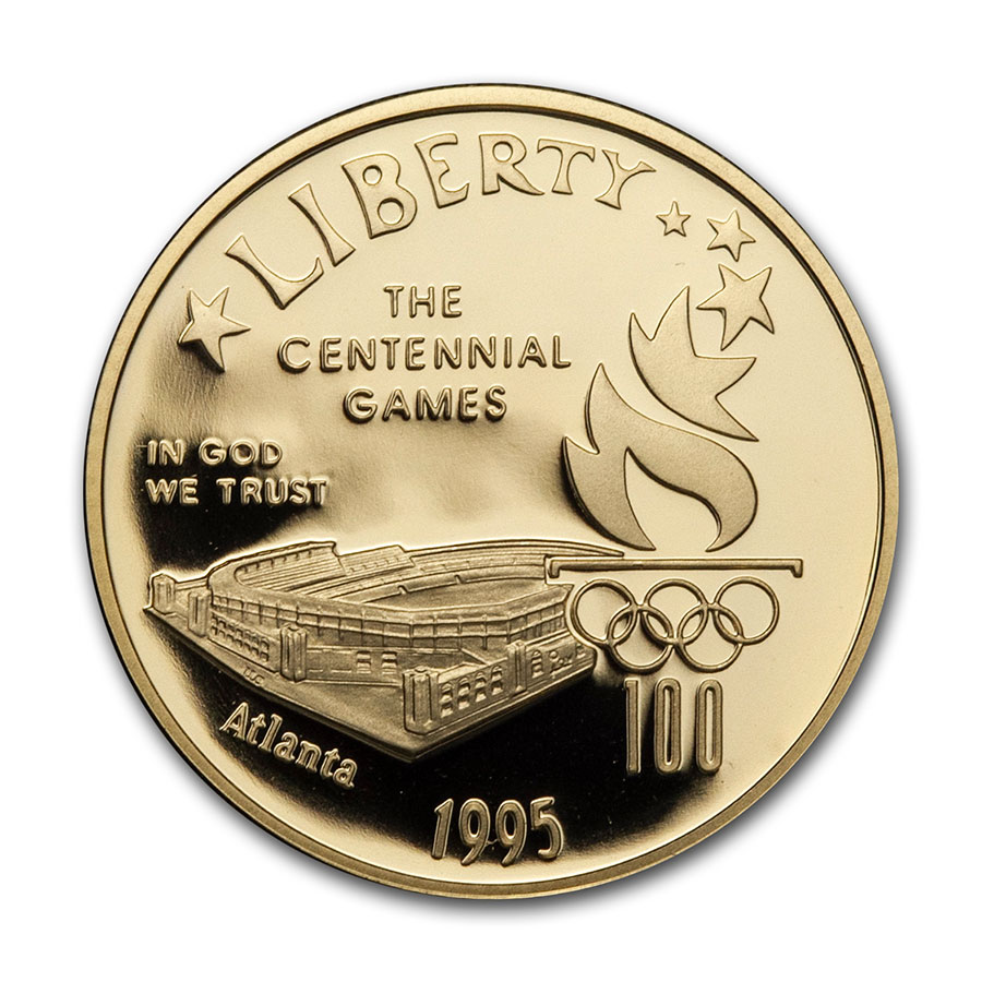 Buy 1995-W Gold $5 Commem Olympic Stadium BU (Capsule Only)