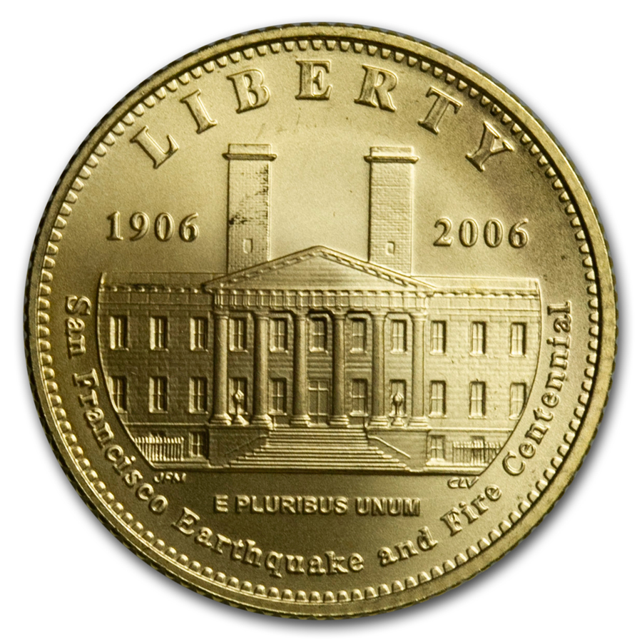 Buy 2006-S Gold $5 Commem San Francisco Old Mint BU (Capsule Only)