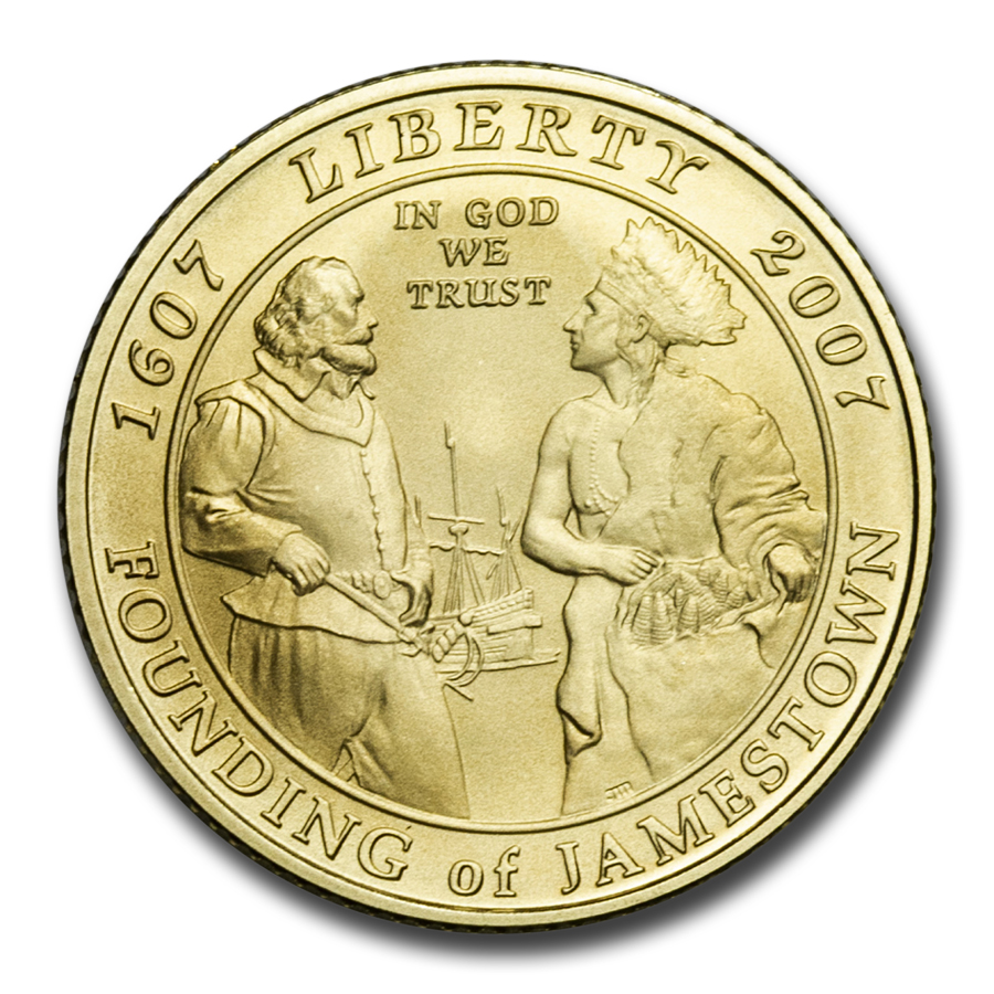 Buy 2007-W Gold $5 Commem Jamestown BU (Capsule Only)