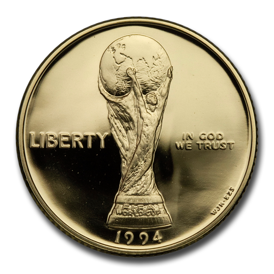Buy 1994-W Gold $5 Commem World Cup Proof (Capsule Only)