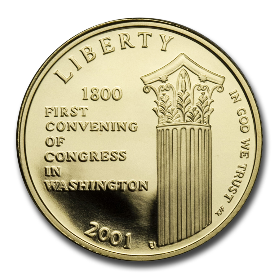 Buy 2001-W Gold $5 Commem Cap Visitor Ctr Pf Capsule