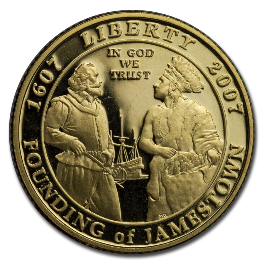 Buy 2007-W Gold $5 Commem Jamestown Proof (Capsule Only)