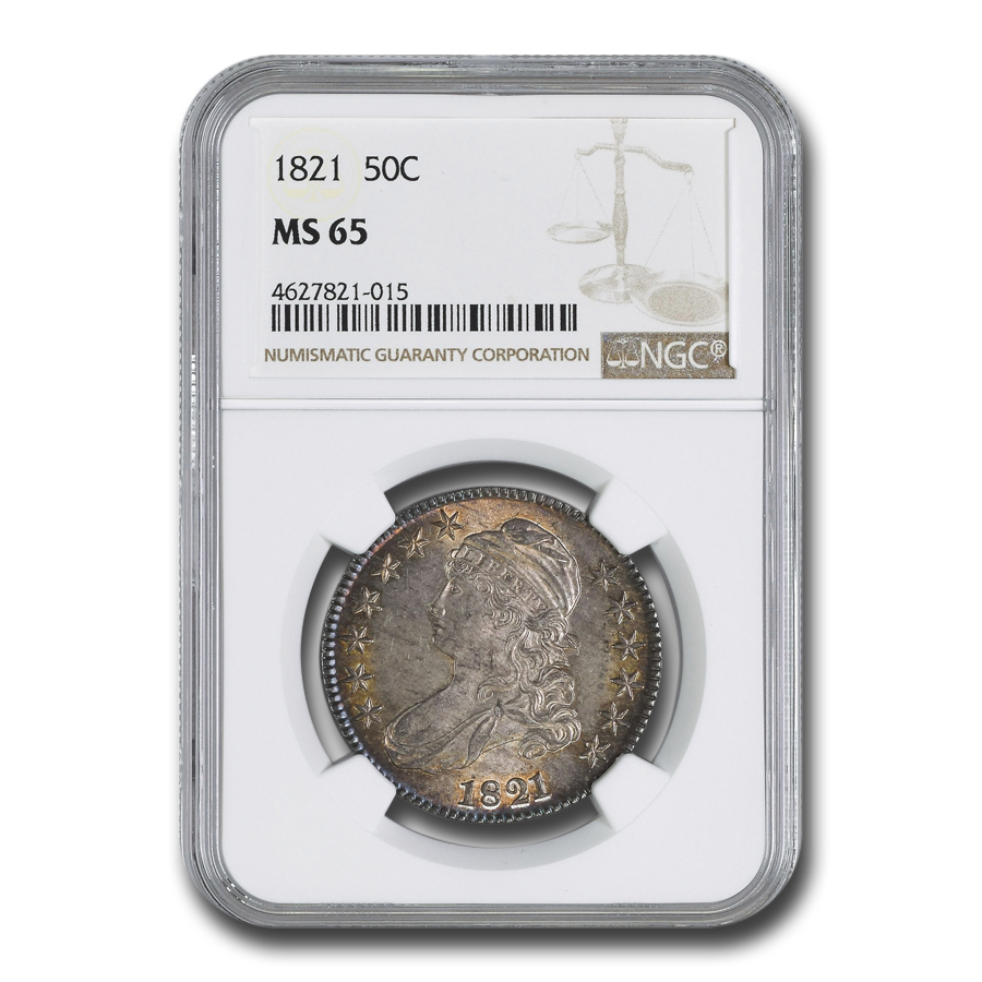 Buy 1821 Bust Half Dollar MS-65 NGC