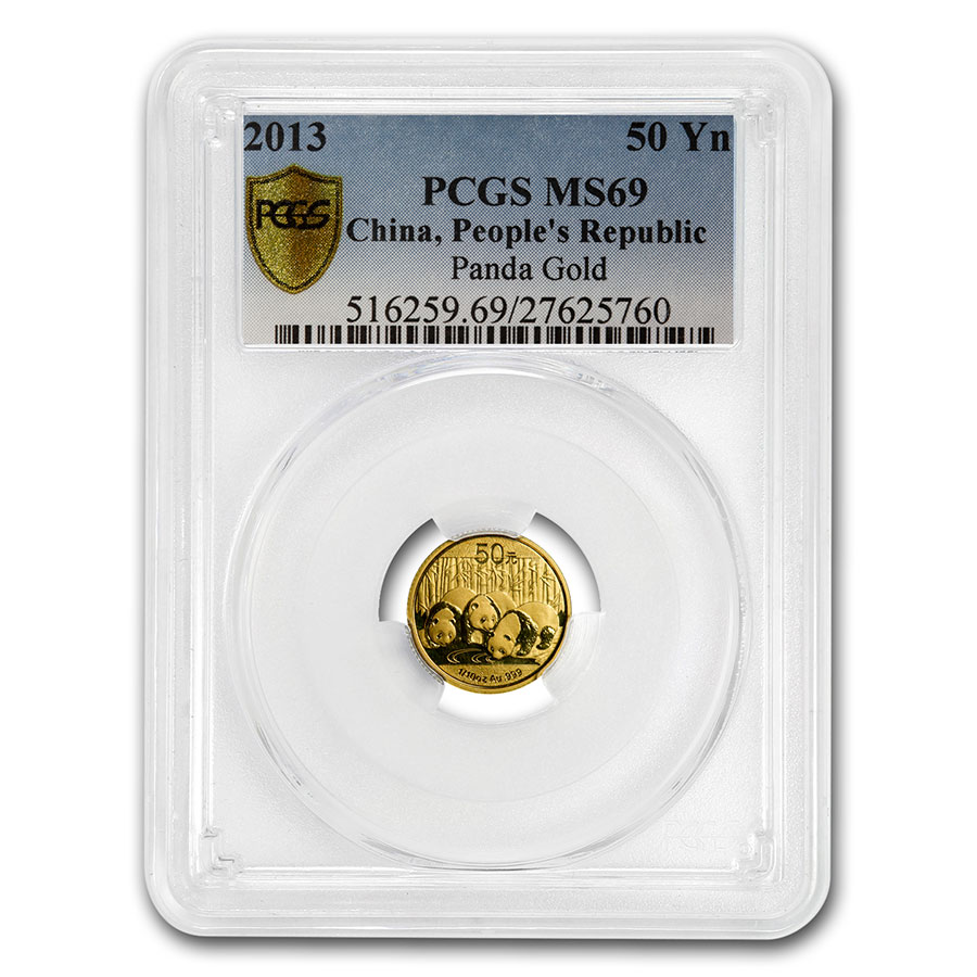 Buy 2013 China 1/10 oz Gold Panda MS-69 PCGS