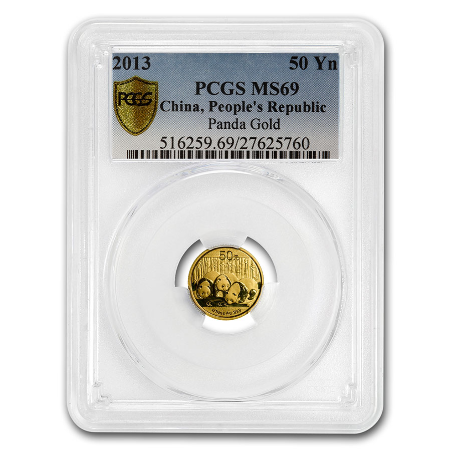 Buy 2013 China 1/10 oz Gold Panda MS-69 PCGS - Click Image to Close