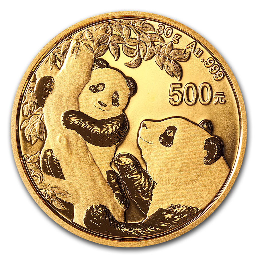 Buy 2021 China 30 gram Gold Panda BU (Sealed)