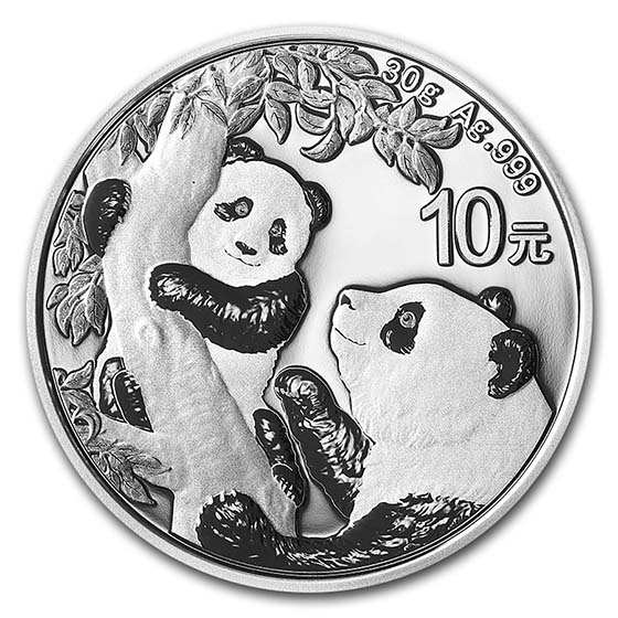 Buy 2021 China 30 gram Silver Panda BU (In Capsule)