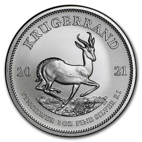 Buy 2021 South Africa 1 oz Silver Krugerrand BU - Click Image to Close