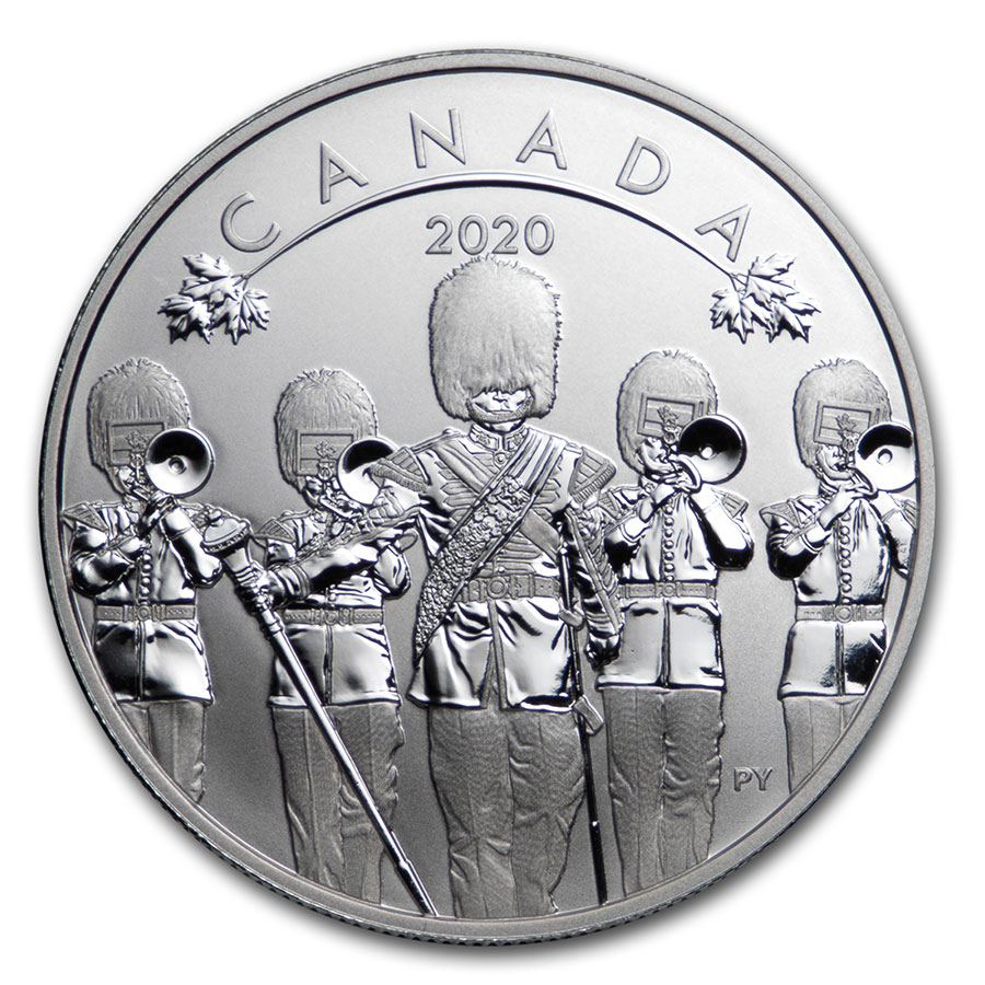 Buy 2020 Canada 1/2 oz Silver $10 O'Canada! Changing of the Guard - Click Image to Close