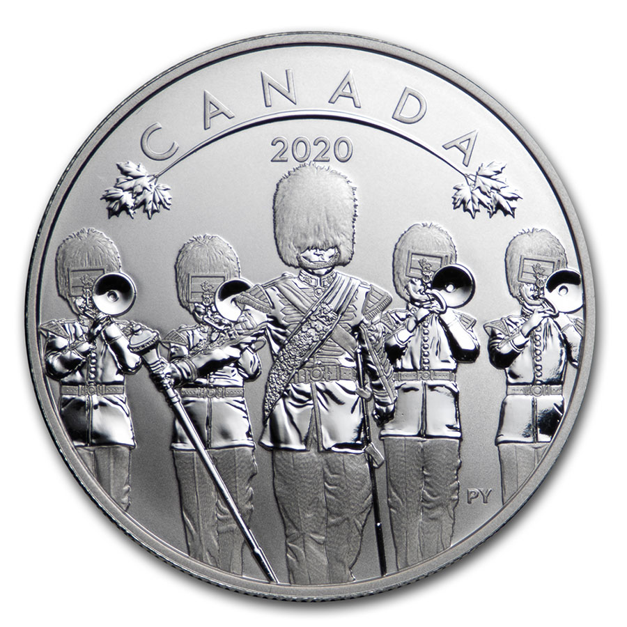 Buy 2020 Canada 1/2 oz Silver $10 O'Canada! Changing of the Guard
