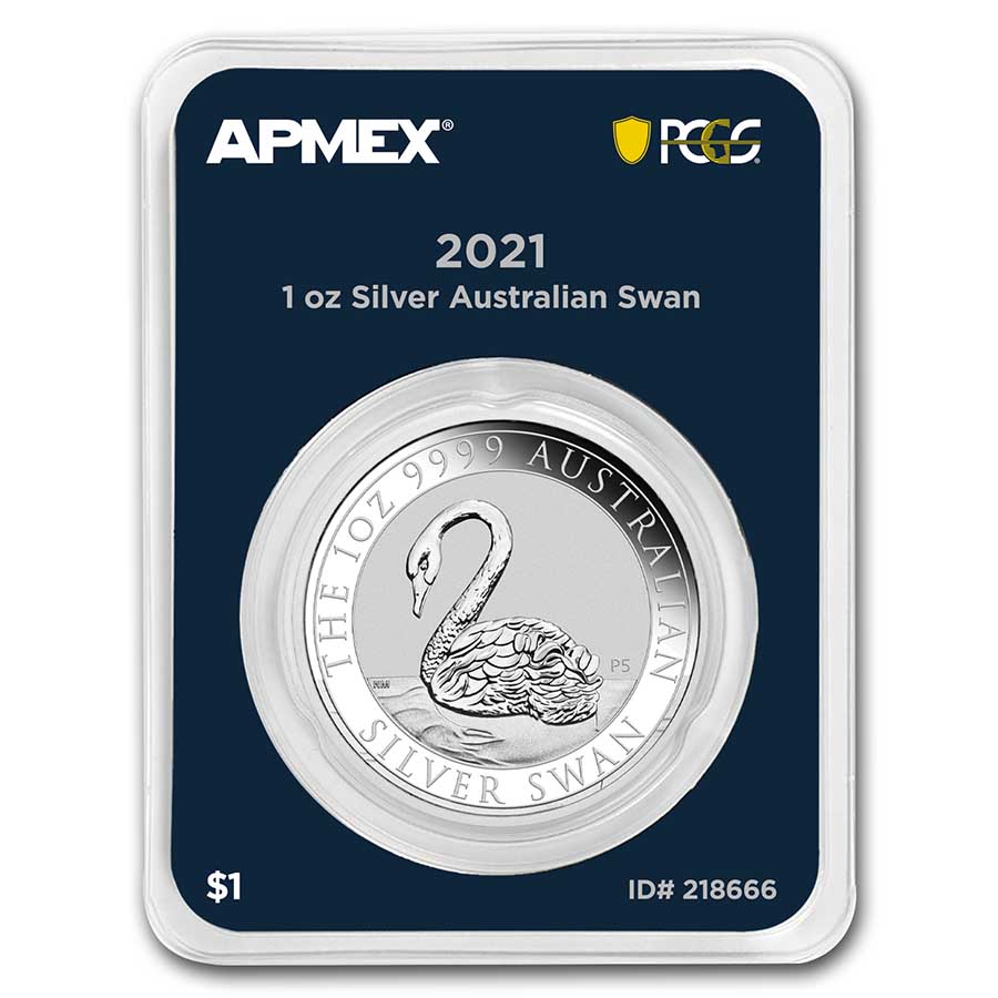 Buy 2021 Australia 1 oz Silver Swan (MD? Premier Single + PCGS FS?)