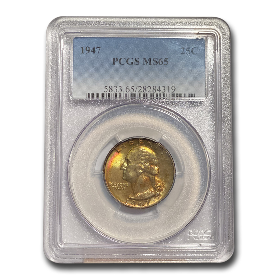 Buy 1947 Washington Quarter MS-65 PCGS