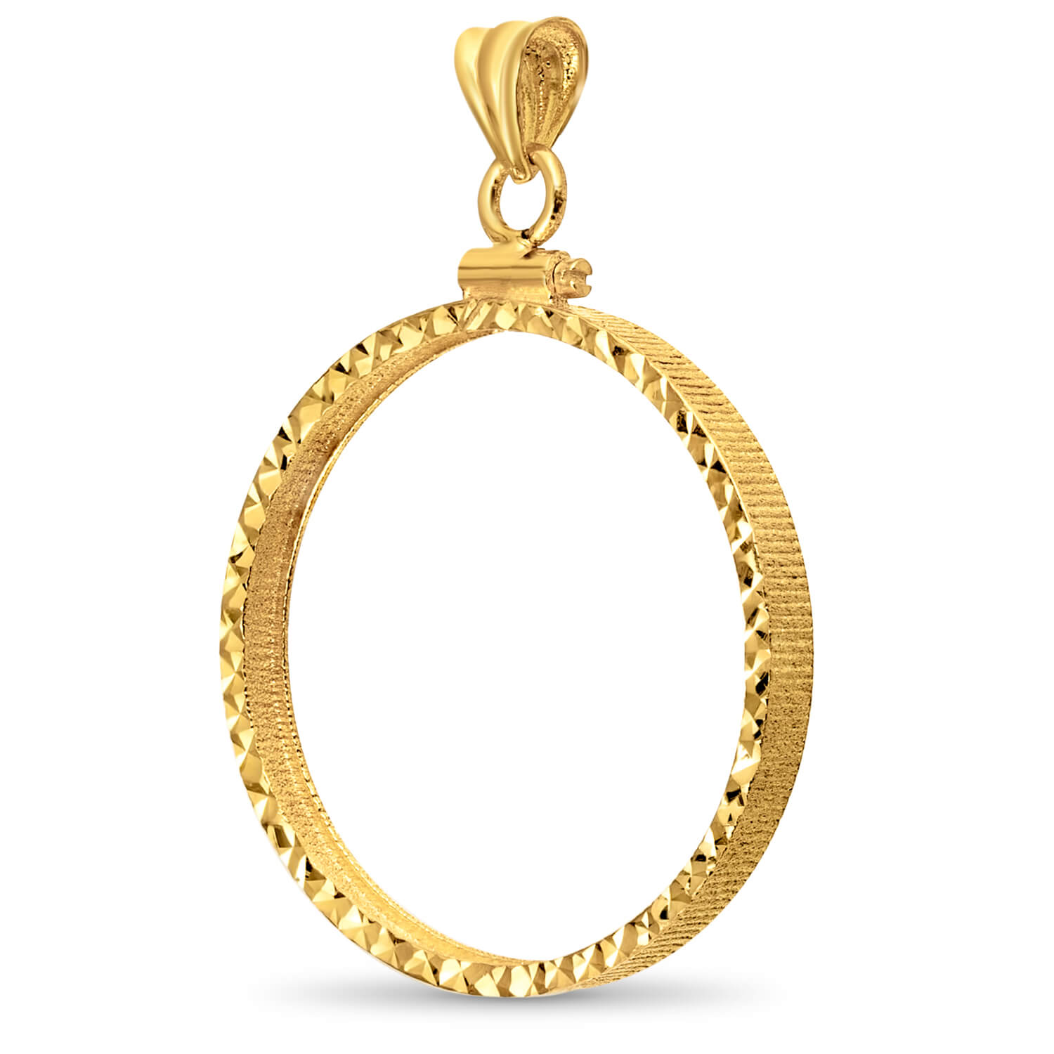 Buy 14K Gold Screw-Top D/C Coin Bezel - 32.6 mm