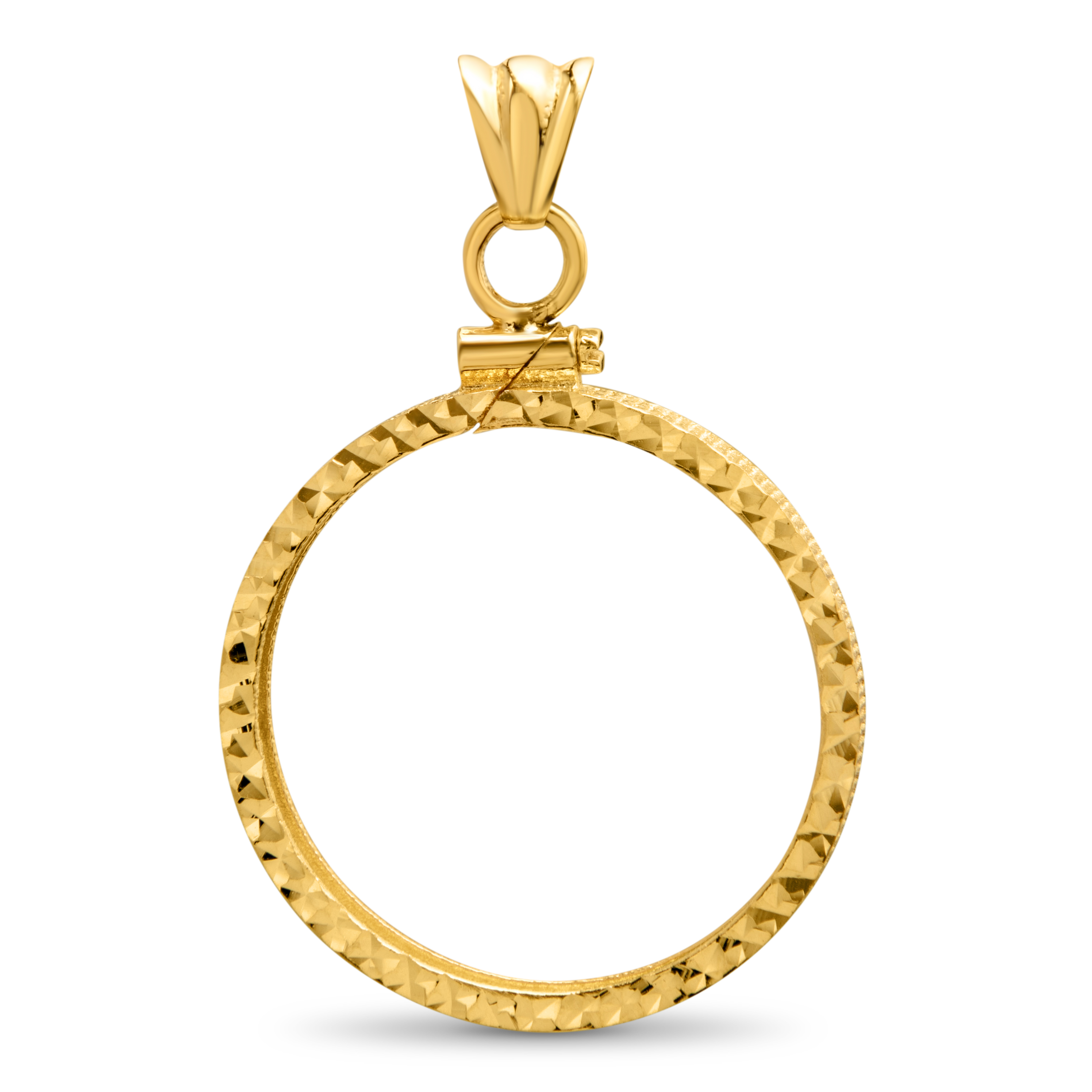 Buy 14K Gold Screw-Top D/C Coin Bezel - 25.1 mm