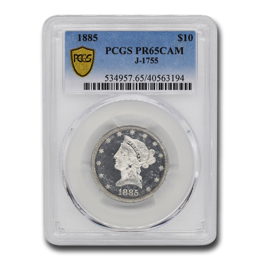 Buy 1885 $10 Liberty Eagle Pattern PR-65 Cameo PCGS (J-1755)