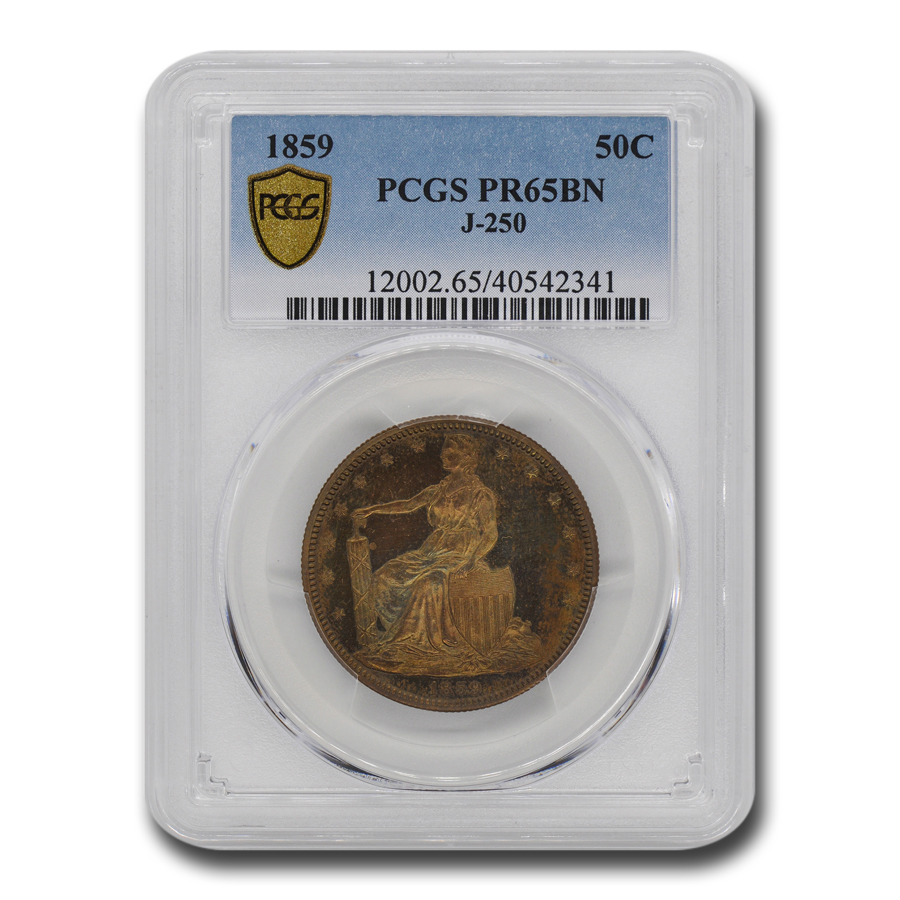 Buy 1859 Half Dollar Pattern PR-65 PCGS (Brown, J-250)