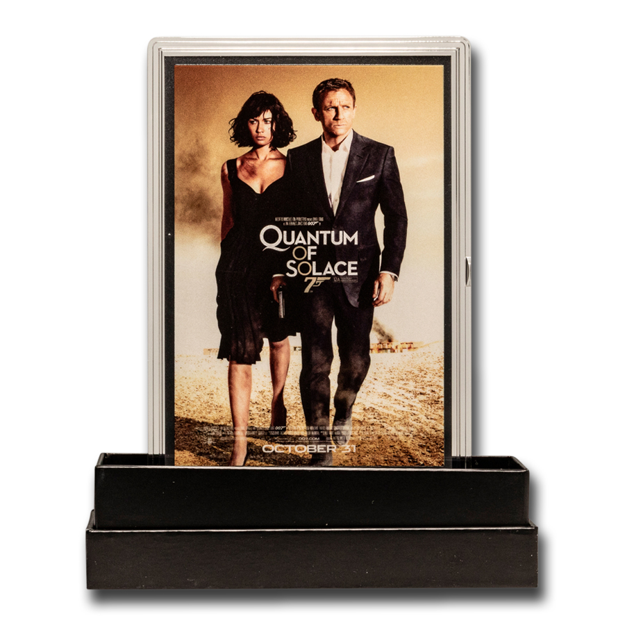 Buy 2020 5g Ag James Bond Movie Foil Quant of Solace - Click Image to Close