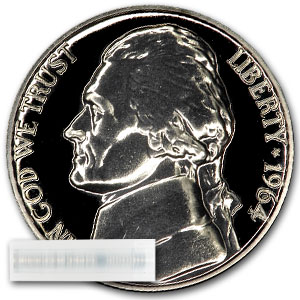 Buy 1964 Jefferson Nickel 40-Coin Roll Proof