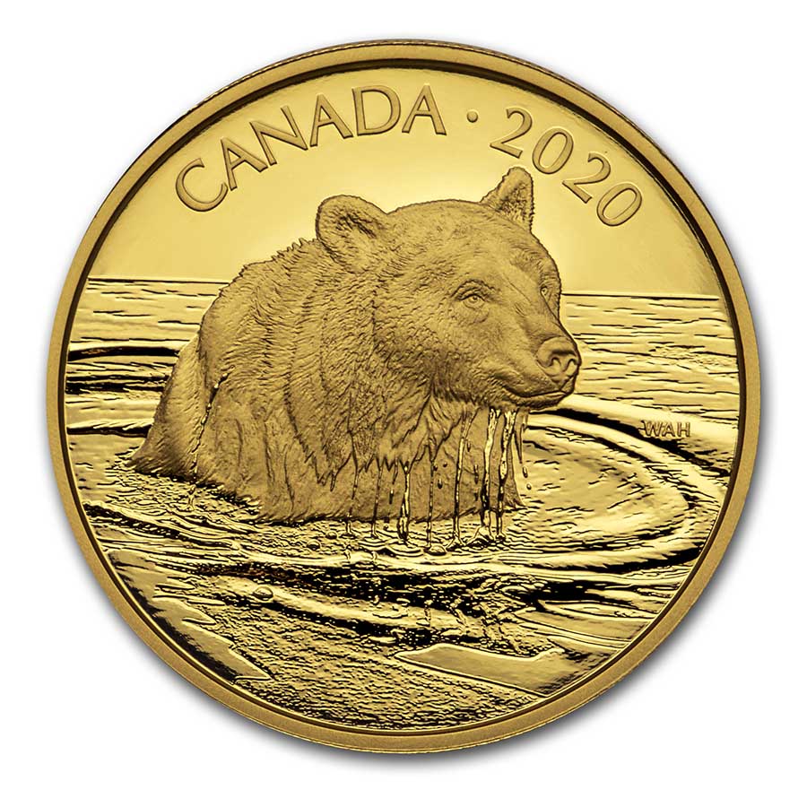 Buy 2020 CA Pf Au $350 Wildlife Port: Grizzly Bear