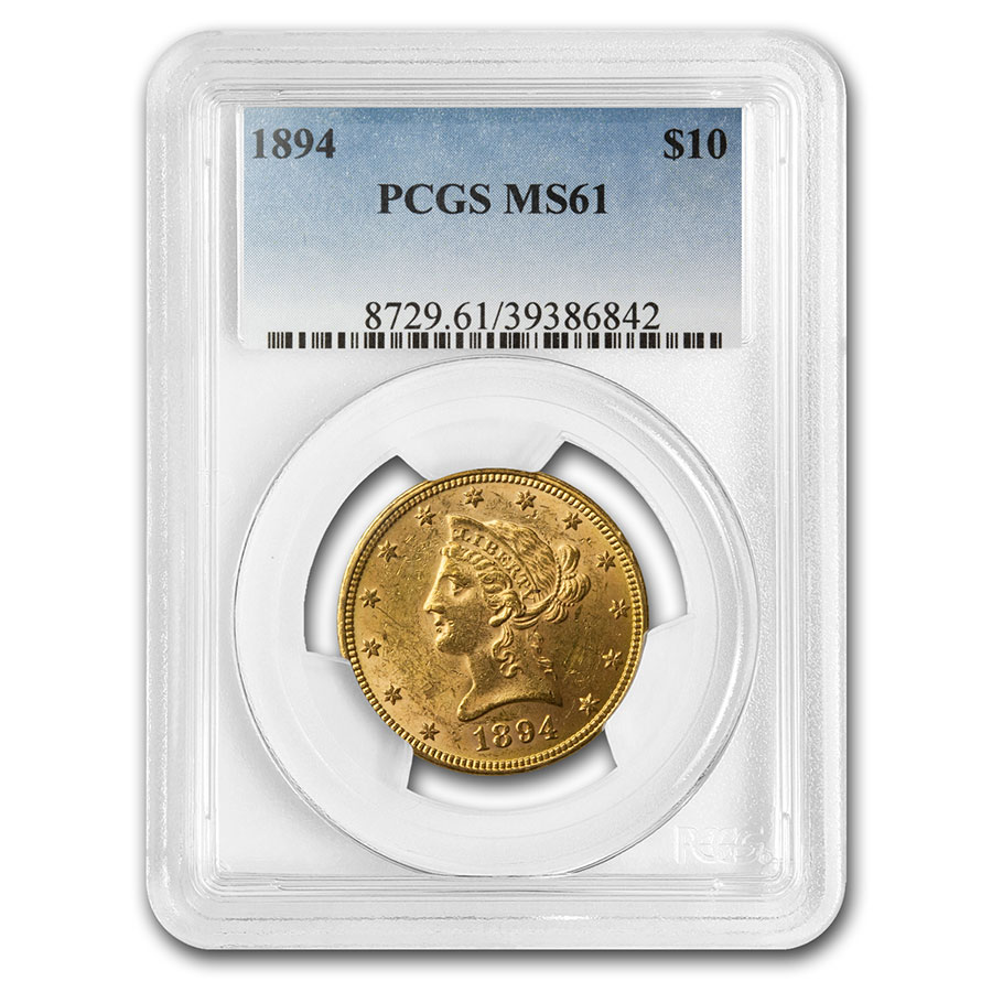 Buy 1894 $10 Liberty Gold Eagle MS-61 PCGS