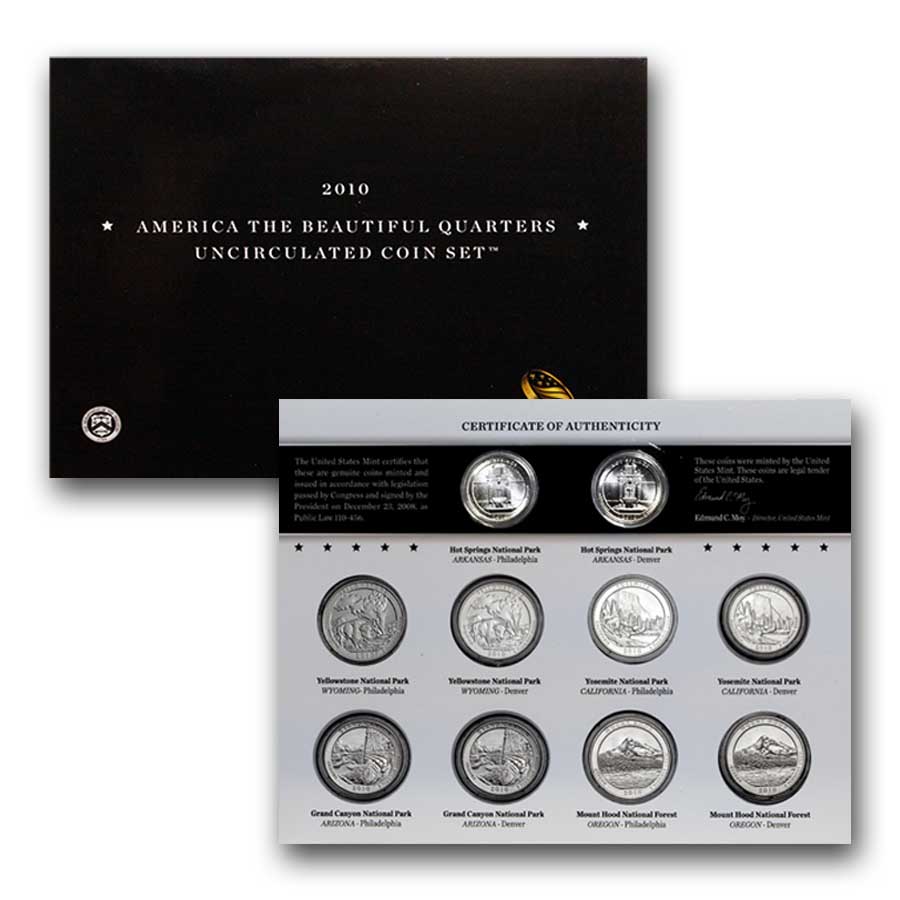 Buy 2010 America the Beautiful Quarters Uncirculated Set