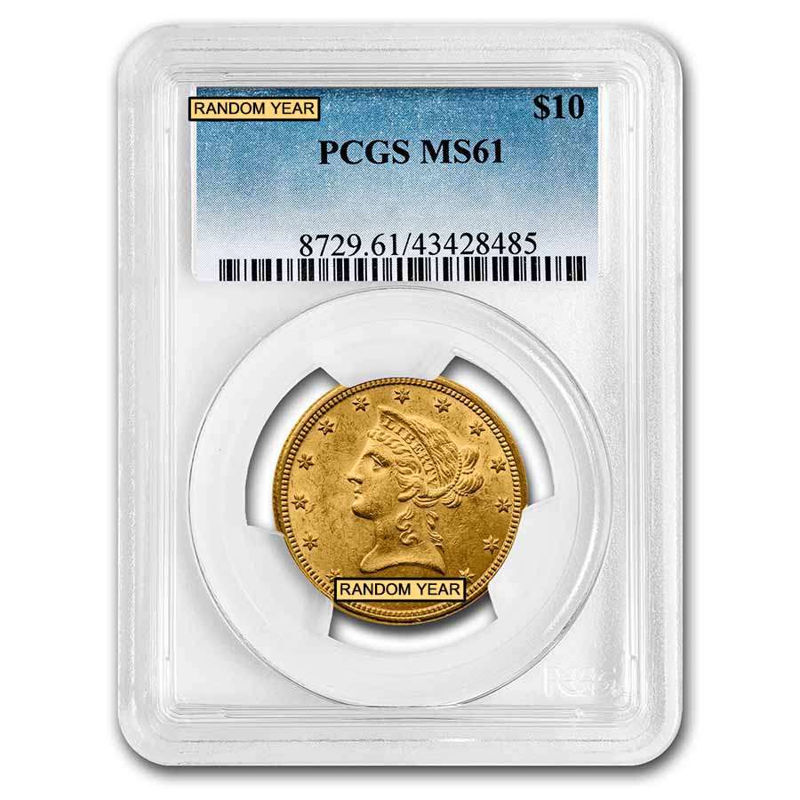 Buy $10 Liberty Gold Eagle MS-61 PCGS (Random)