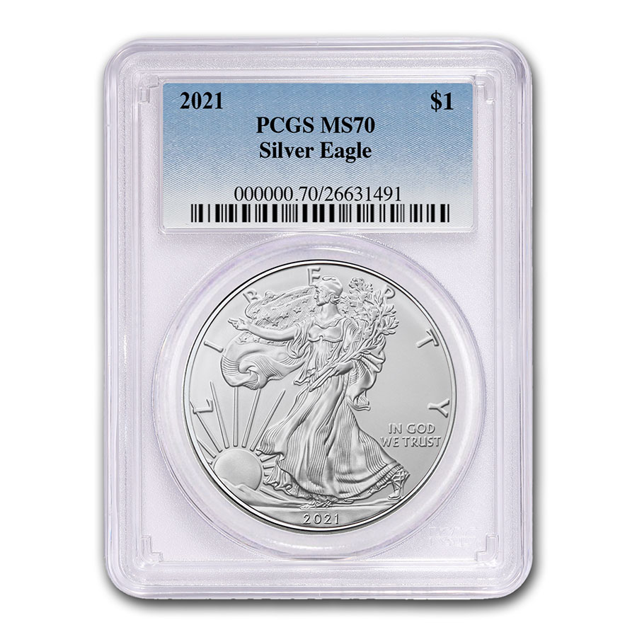 Buy 2021 American Silver Eagle MS-70 PCGS